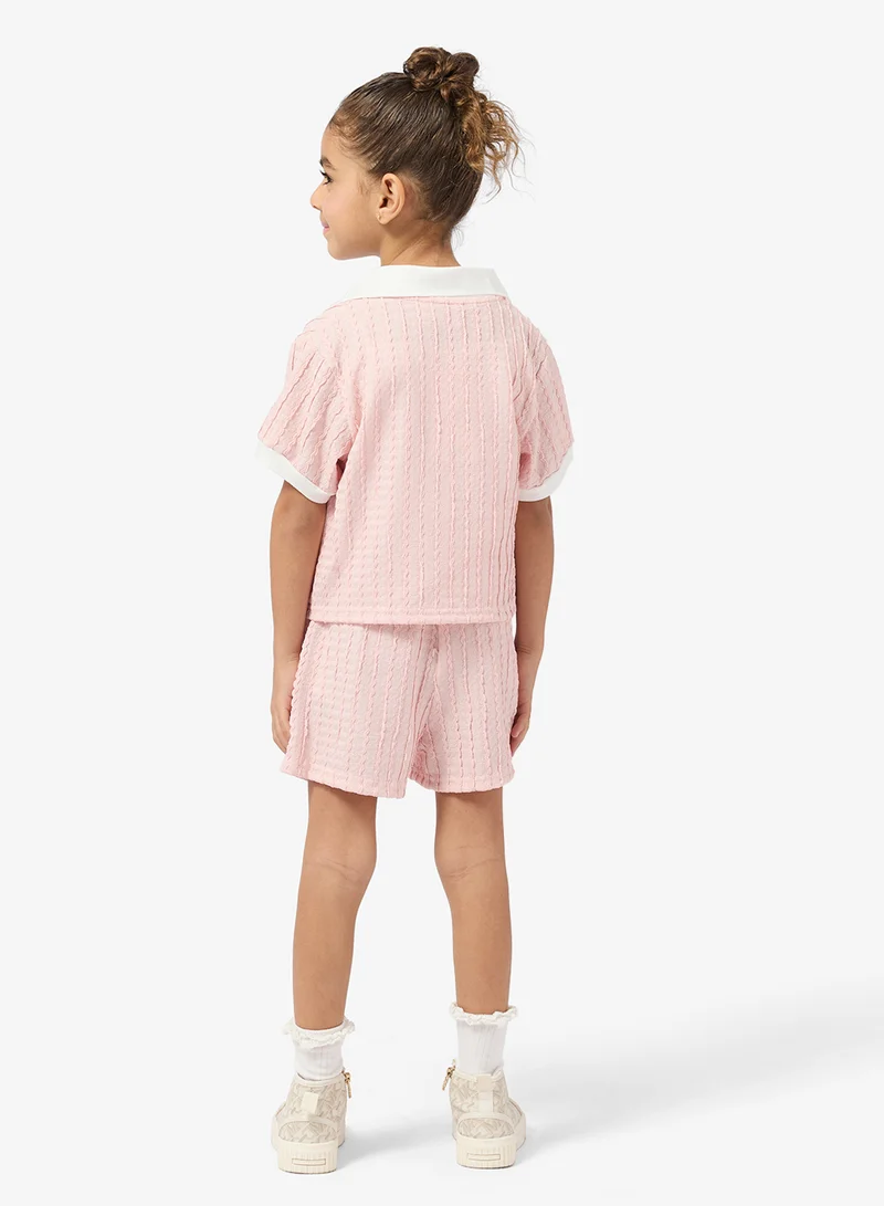 بنياتا طقم تي شيرت قصير